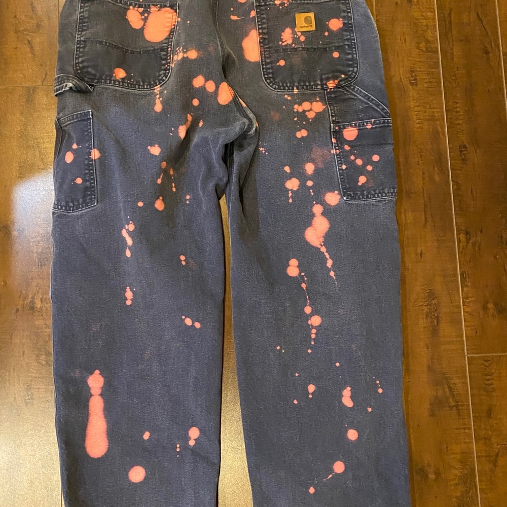 Distressed Carhartt Carpenter Pants - Picture 6 of 7